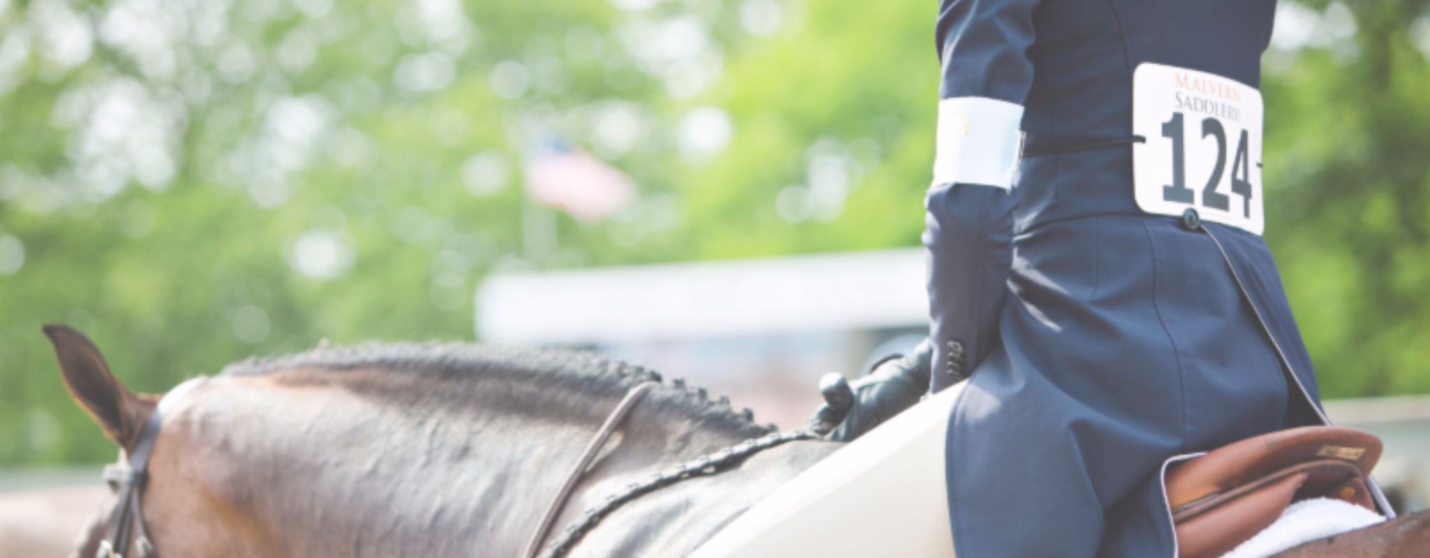 banner image crop of rider on horse wearing shadbelly | Malvern Saddlery