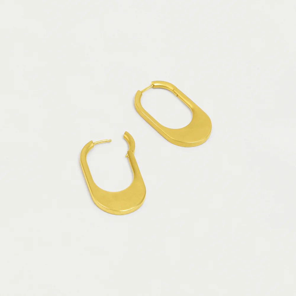 Dean Davidson Crosby Hinged Hoop Earrings - Gold | Malvern Saddlery