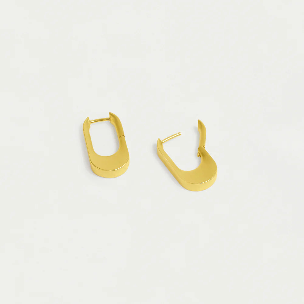 Dean Davidson Crosby Hinged Huggie Hoop Earrings - Gold | Malvern Saddlery