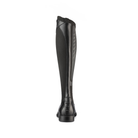 EGO7 Contact black zipper-free technical knit equestrian tall boot, inner side and calf profile view