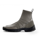 EGO7 Gear short equestrian barn boot in turtledove grey with slip-on knit design and durable tread