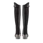 EGO7 Lyra black leather equestrian half chaps, rear view