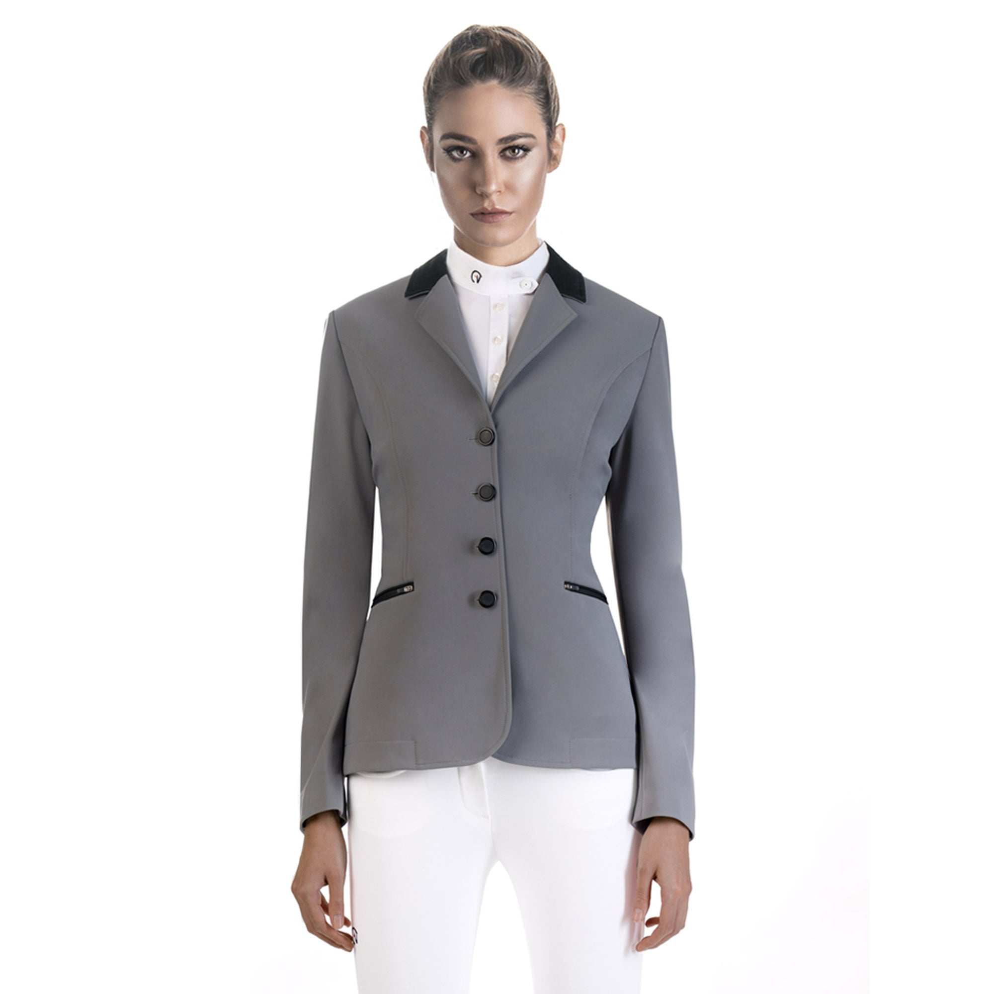 EGO7 Performance Show Jacket in gray front view