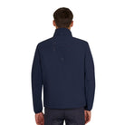 Equestro Men's Softshell Jacket - Navy Blazer; back view | Men's Riding Apparel | Malvern Saddlery