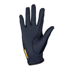 Equestro Unisex Technical Mesh Gloves - Navy; palm side | Riding Accessories | Malvern Saddlery