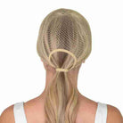 Ellsworth The Ponytail Hairnet - Platinum Blonde, back view| Malvern Saddlery