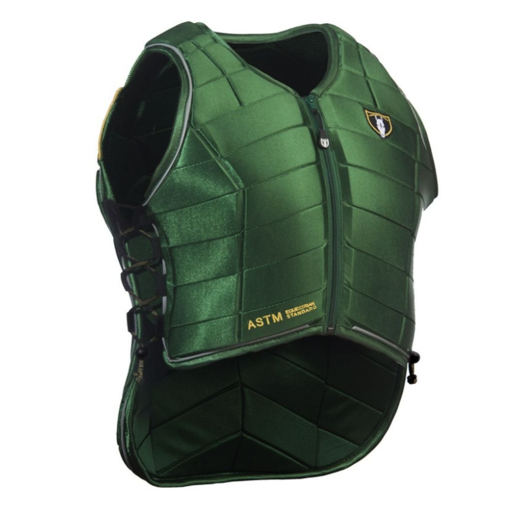 Tipperary Eventer Pro Safety Vest - Hunter Green | Malvern Saddlery