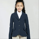 For Horses Winx Hunter Girls Show Jacket - Navy; shown on young rider  | Young Rider Competition Clothing | Malvern Saddlery