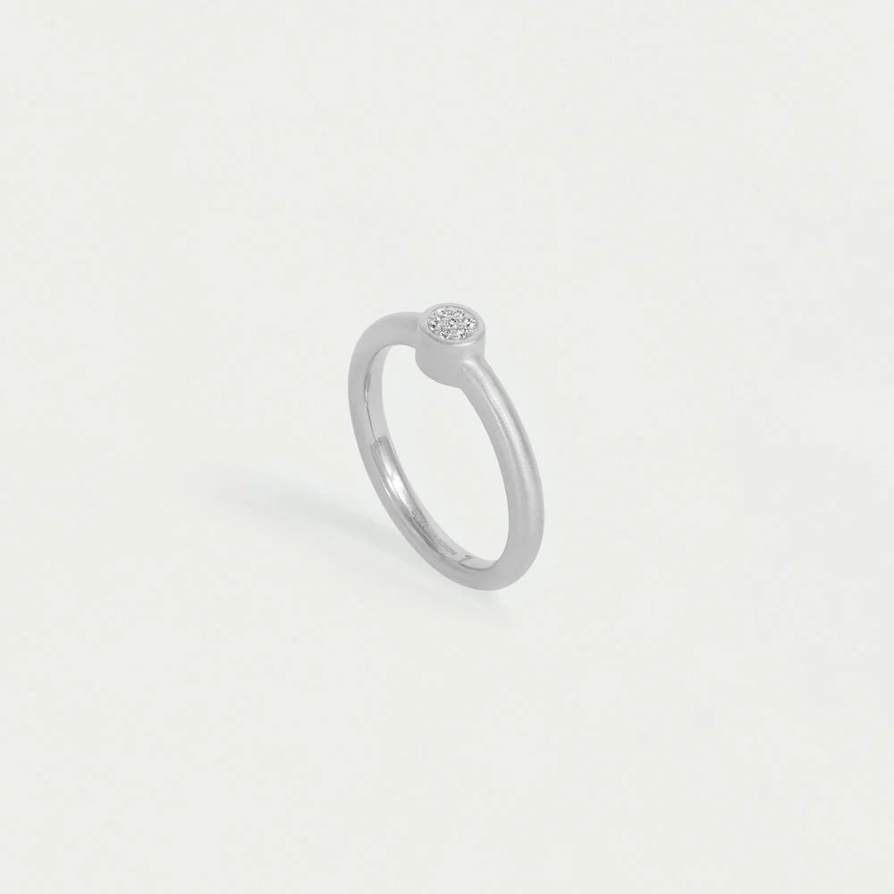 Dean Davidson Mirabeau aka Madeline Pavé Stacking Ring - Silver | Malvern Saddlery