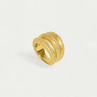 Dean Davidson Dauphine Pavé Stacking Ring - Gold | Jewelry | Malvern Saddlery