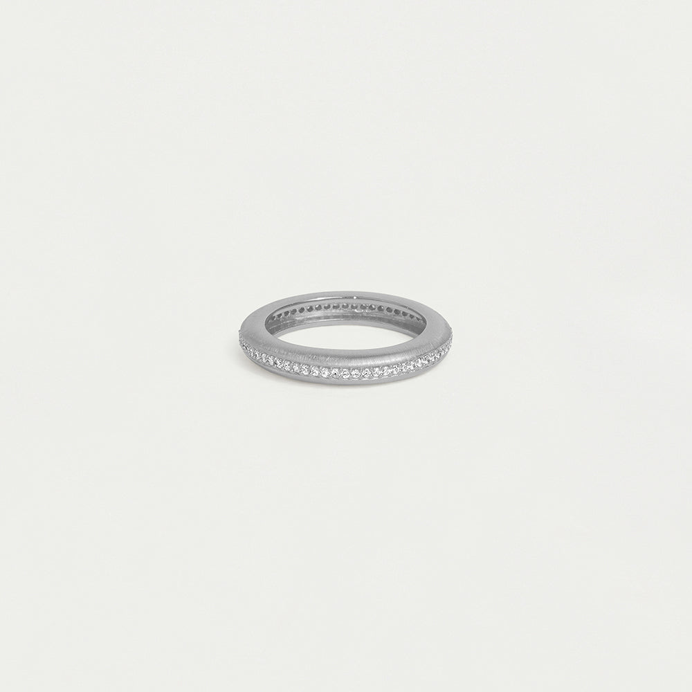 Dean Davidson Colette Pavé Stacking Ring - Silver | Malvern Saddlery