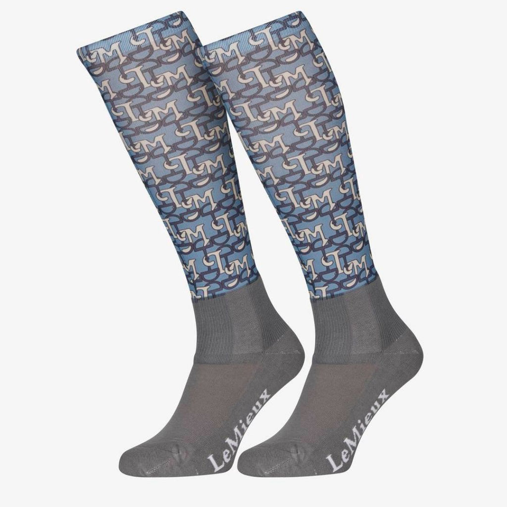 LeMieux Florence Footsie Sock - Blue | Malvern Saddlery