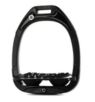 Flex-On Composite Stirrups - Black - Inclined Ultra Grip Footbed | Malvern Saddlery