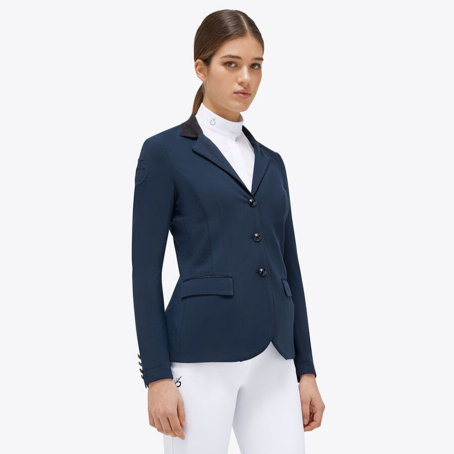 Cavalleria Toscana Ladies Competition Jacket - Navy | Malvern Saddlery