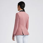 Cavalleria Toscana Ladies GP Competition Jacket - Dusty Rose, back view | Malvern Saddlery