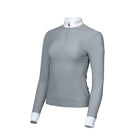 Halter Ego Devon Long Sleeve Competition Shirt - Light Gray | Malvern Saddlery