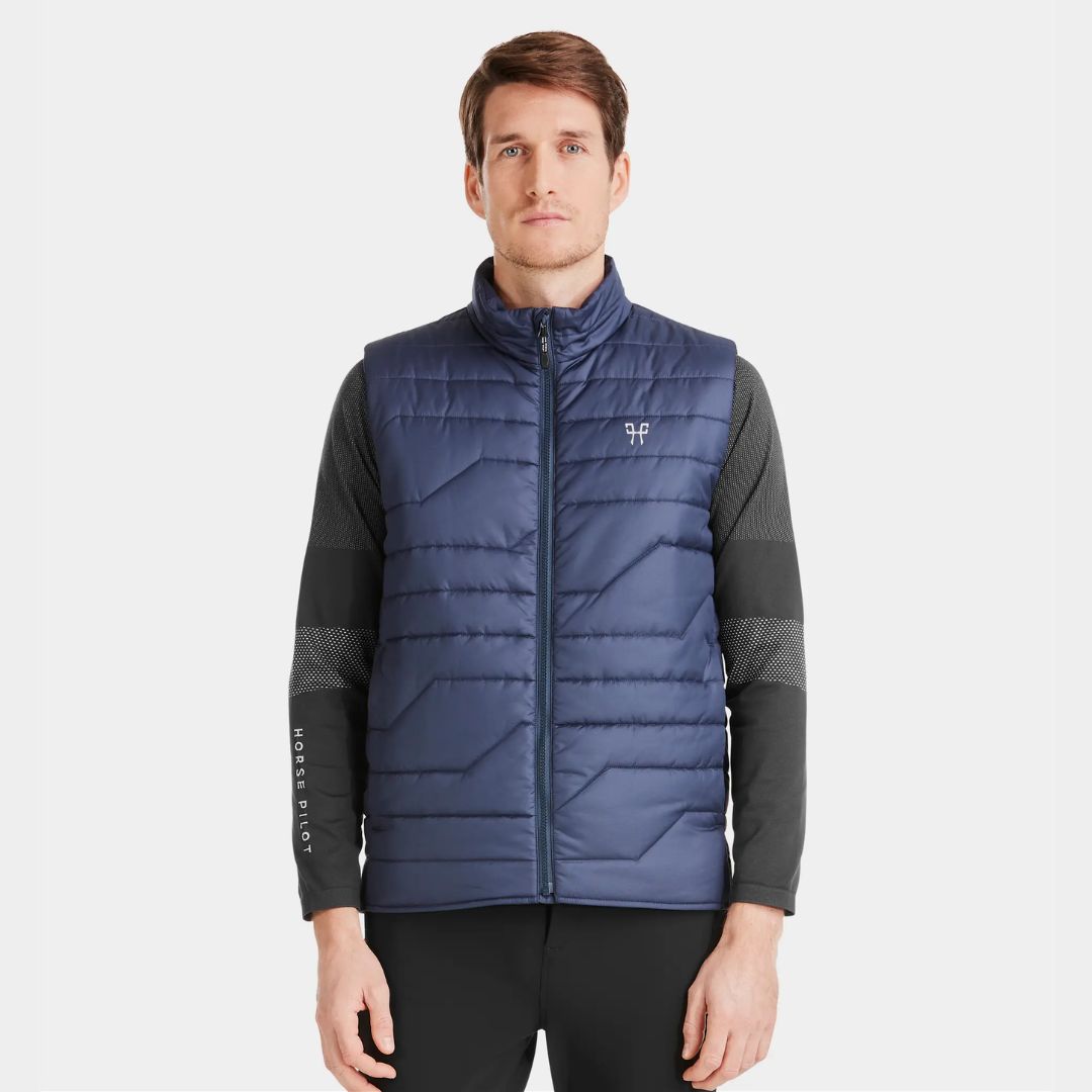 Horse Pilot E-Kelvin Heated Mens' Vest - Navy | Malvern Saddlery