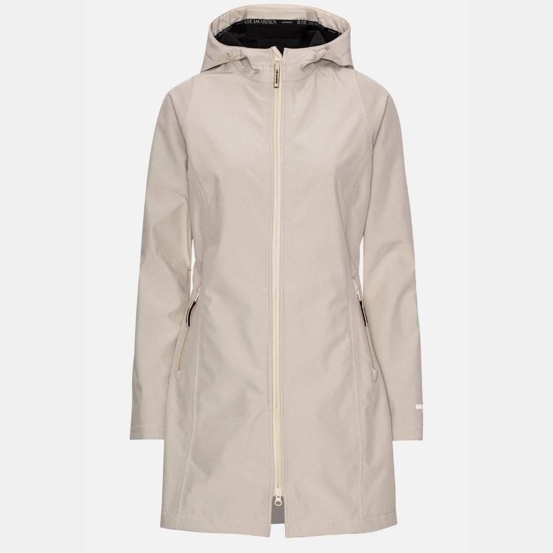 Ilse Jacobsen Softshell Raincoat - Sand;  | Malvern Saddlery