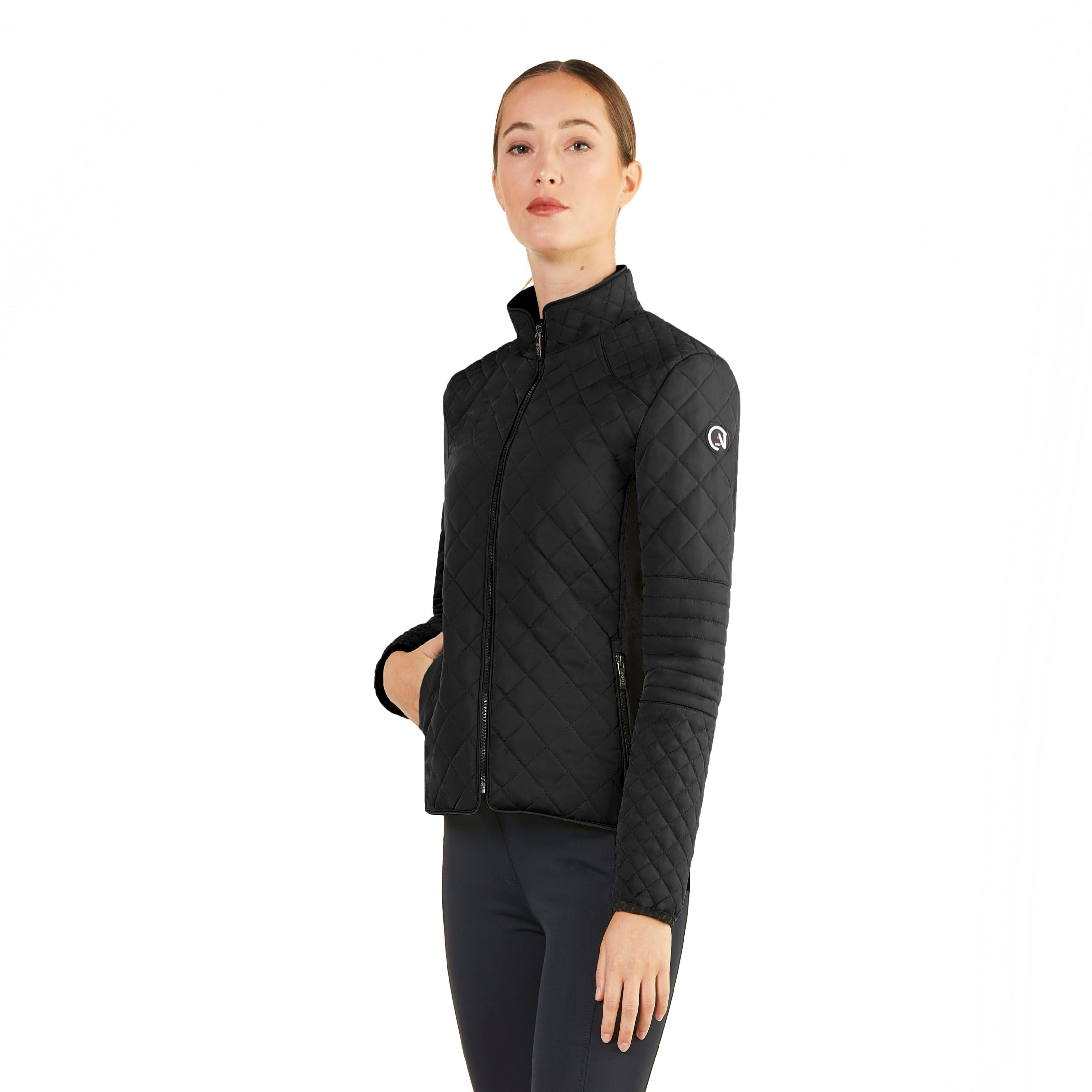 EGO7 Atena Quilted Jacket - Black | Malvern Saddlery