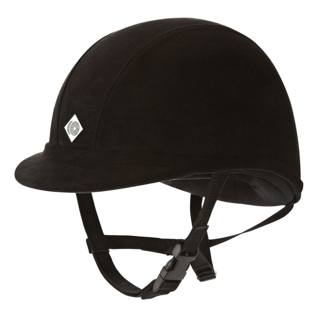 Charles Owen JR8 Equestrian Helmet - Black | Malvern Saddlery