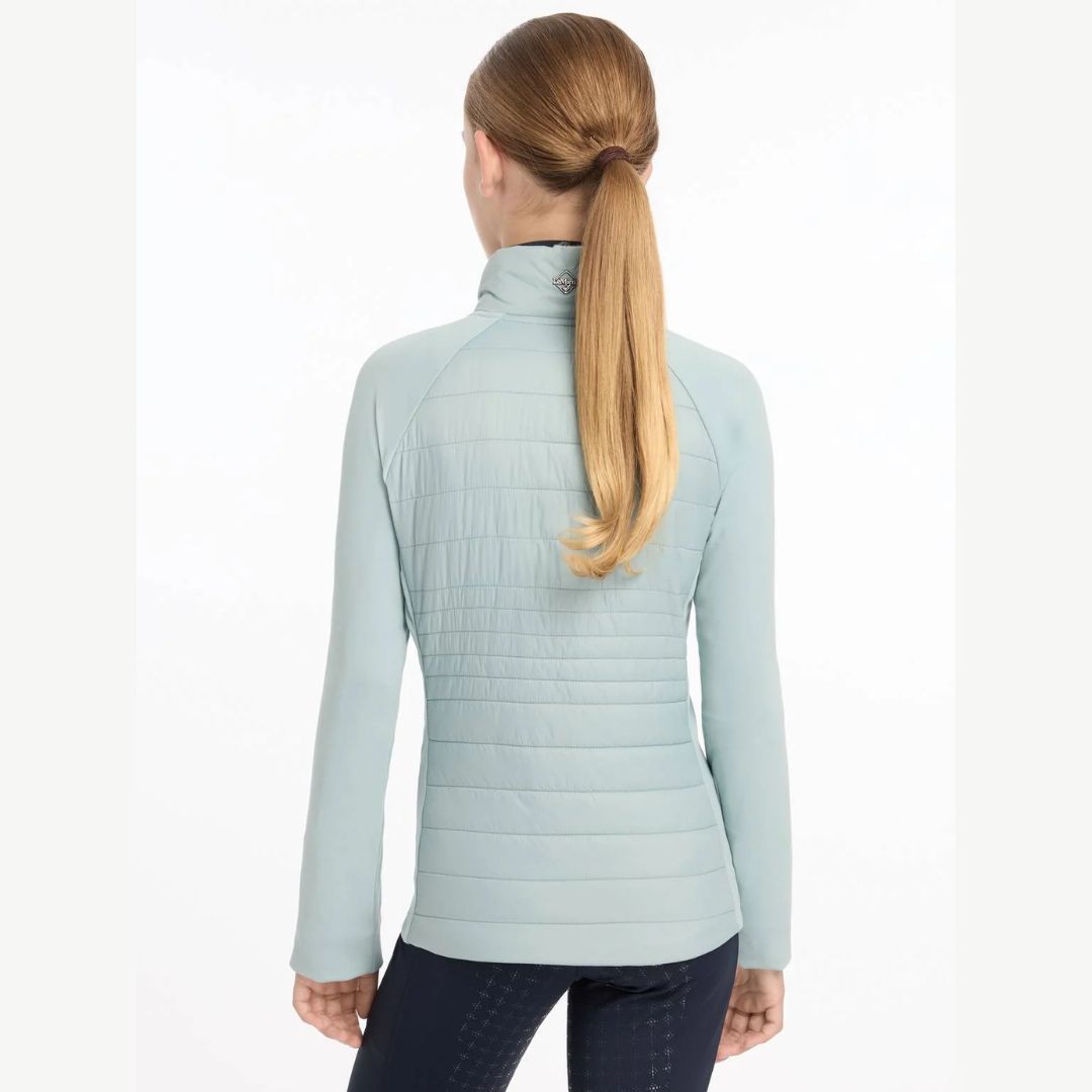 Lemieux Young Rider Josephine Jacket - Glacier, back view | Malvern Saddlery