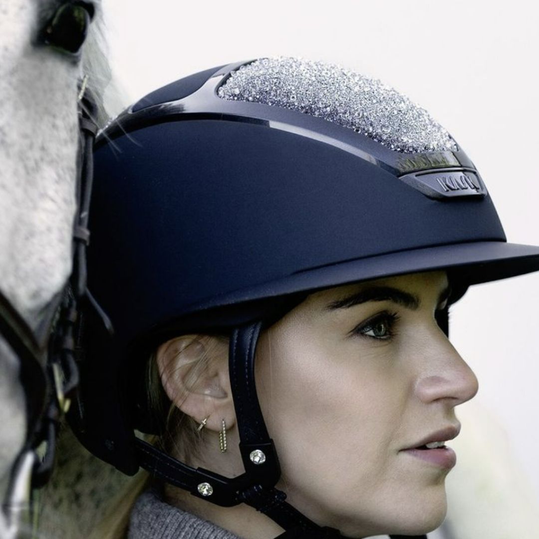 KASK custom helmet in Navy | Malvern Saddlery