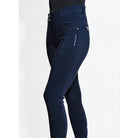 KL Select Gabrielle Knee Grip Breeches - Navy with Black piping | Malvern Saddlery