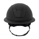 KASK Kooki Lady Equestrian Helmet - Black Matte; front view on white background | Wide Brim Helmets | Malvern Saddlery