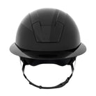 KASK Kooki Lady Equestrian Helmet - Black Shine; front view on white background | Wide Brim Helmets | Malvern Saddlery