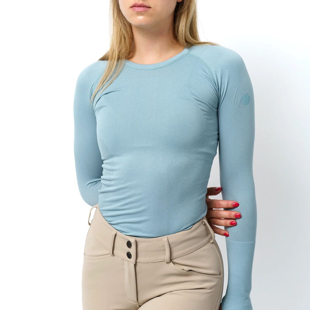 TKEQ Kennedy Seamless 2.0 Shirt - Malibu | Malvern Saddlery