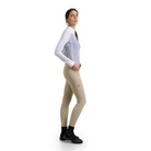 Ego 7 Leila Long Sleeve Show Shirt in Colony Blue, side detail - Malvern Saddlery