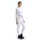 Ego 7 Leonie Long Sleeve Show Shirt in Ice Gray, side view - Malvern Saddlery