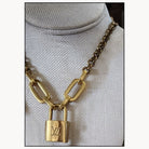 Mark Edge Vintage LV Lock Necklace | Malvern Saddlery