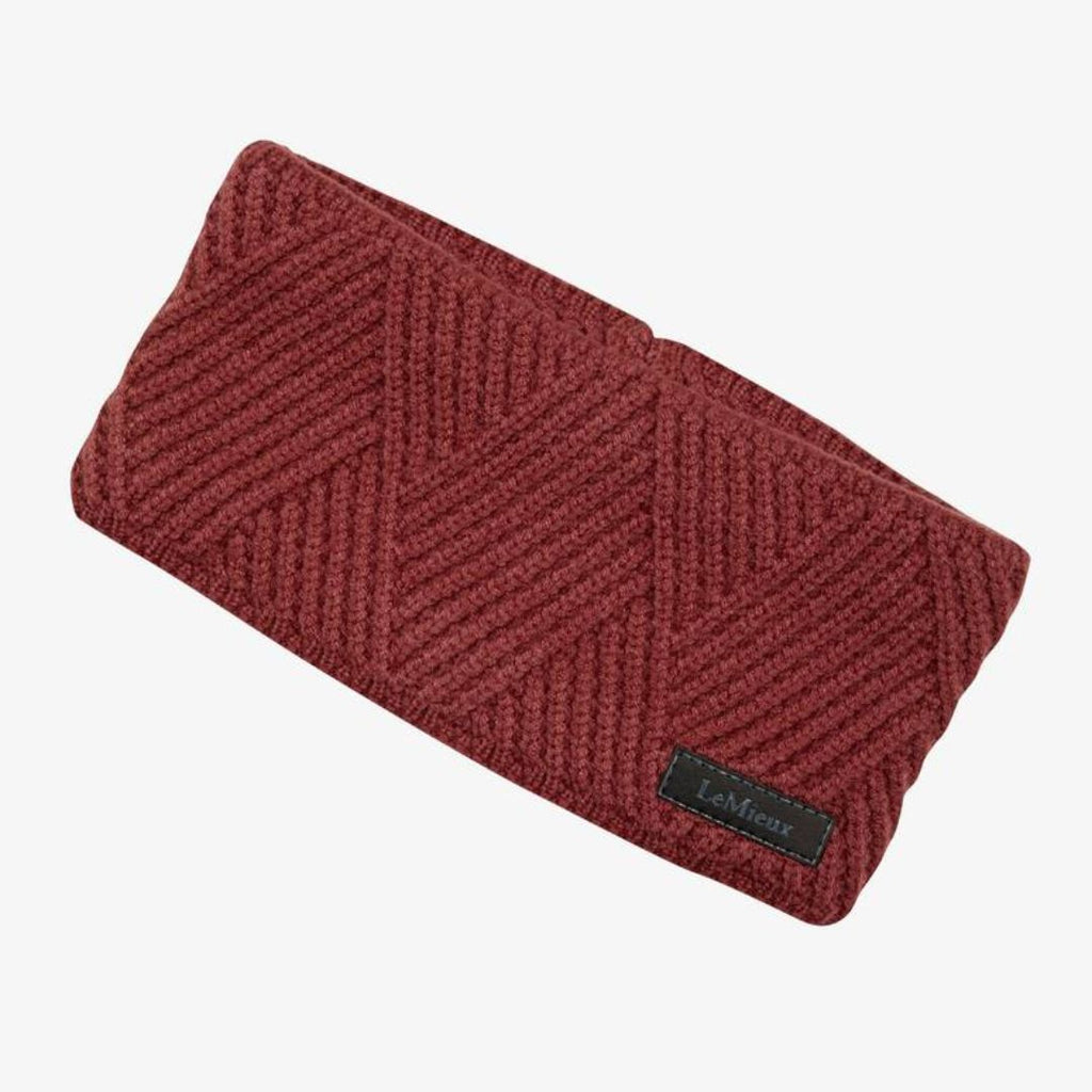 LeMieux Layla Winter Headband - Orchid | Malvern Saddlery