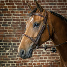 Dy'on Leather Covered Rope Noseband Bridle | Malvern Saddlery