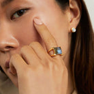 Dean Davidson Mini Plaza Labradorite Ring | Malvern Saddlery