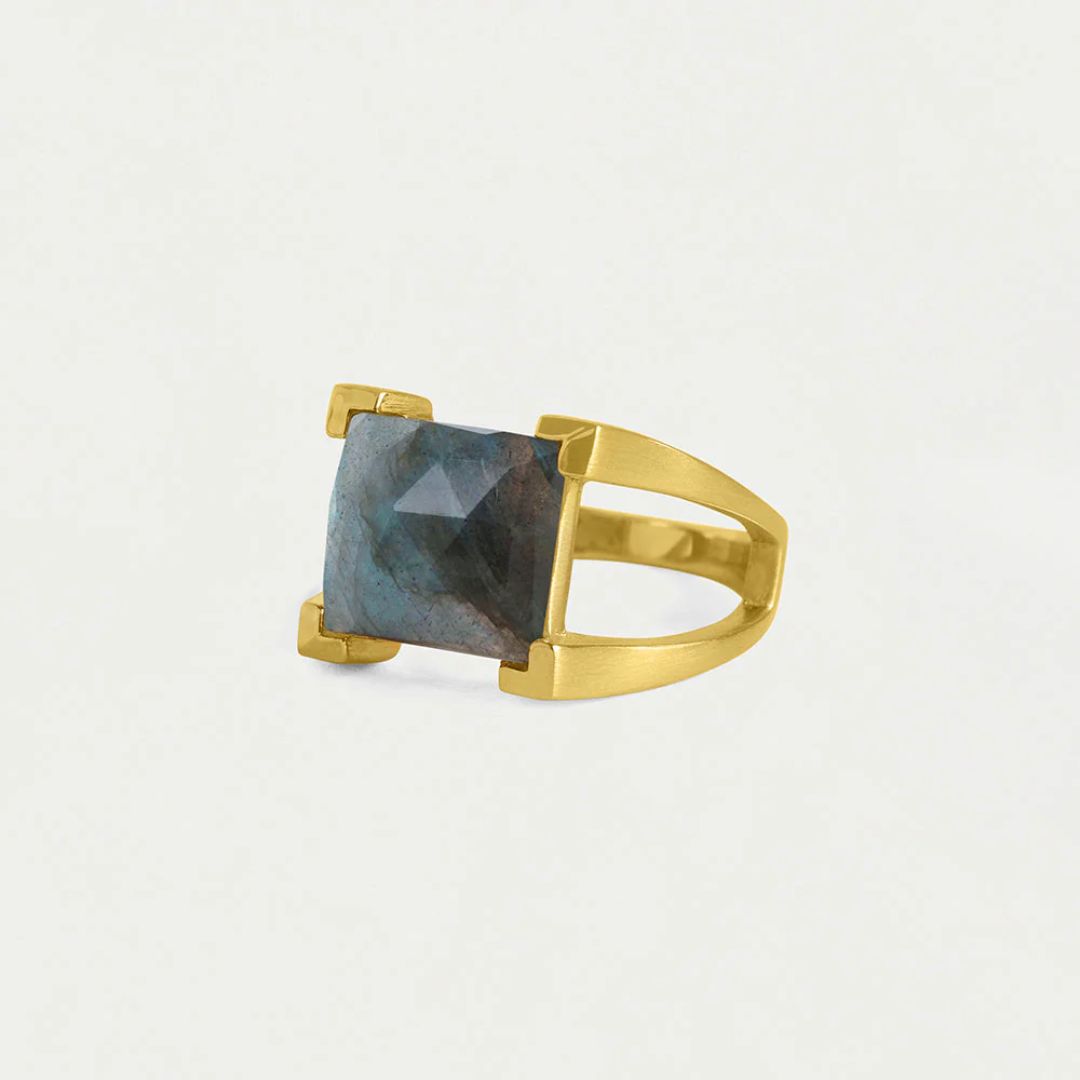 Dean Davidson Mini Plaza Labradorite Ring | Malvern Saddlery