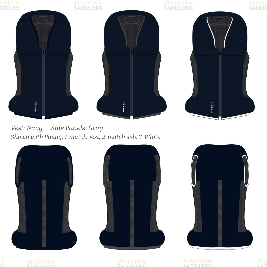 Seaver Safefit Airbag Vest - Custom Design | Malvern Saddlery