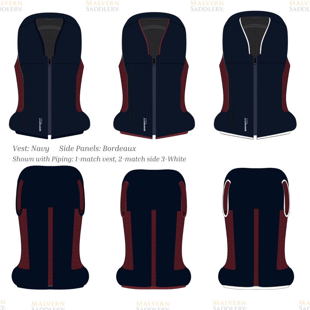 Seaver Safefit Airbag Vest - Custom Design | Malvern Saddlery