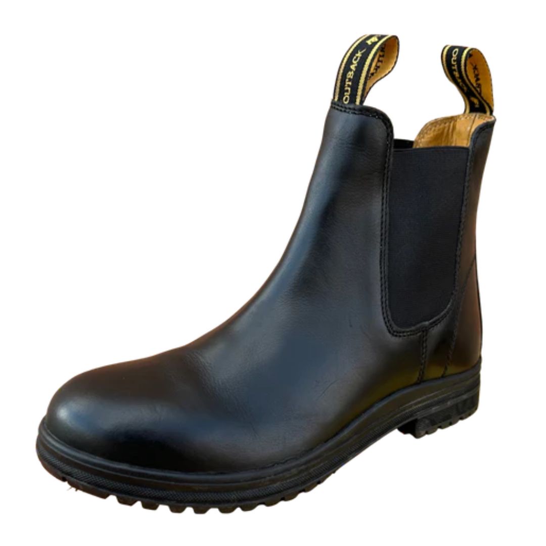 Outback Survival Gear - Dingo Short Boots - Black | Malvern Saddlery