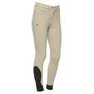 Cavalleria Toscana Girls' Knee Grip Breeches - Beige, front view | Malvern Saddlery