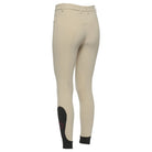 Cavalleria Toscana Girls' Knee Grip Breeches - Beige, back view | Malvern Saddlery