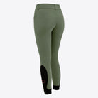 Cavalleria Toscana American Knee Grip Breech - High Waisted Forest Green, back view | Riding Apparel | Malvern Saddlery