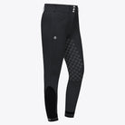 Cavalleria Toscana Women's High Waist Full Grip Breeches - Black, back view | Malvern Saddlery