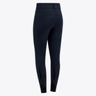 Cavalleria Toscana Women's RS High Waist Knee Grip Breeches - Navy, back view | Malvern Saddlery