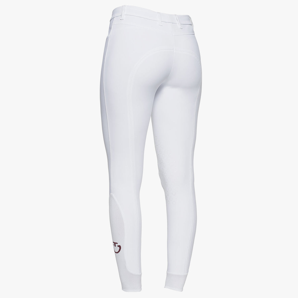 Cavalleria Toscana Women's New Grip Knee Grip Breeches - White, product view | Malvern Saddlery
