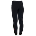 Cavalleria Toscana Kids' Logo Knee Grip Breeches - Navy, back view | Malvern Saddlery