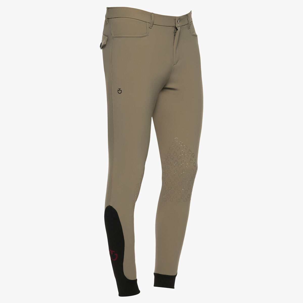 Cavalleria Toscana Men's New Grip Breech - Foliage Green, back view | Malvern Saddlery