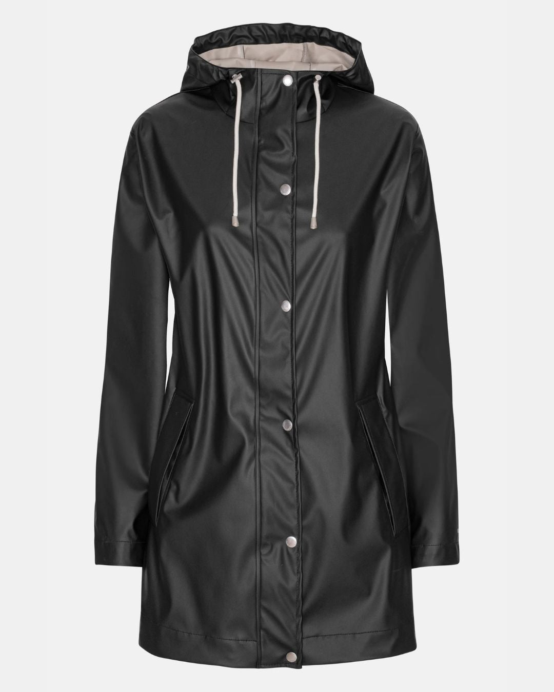 Ilse Jacobsen Spring-Summer Raincoat - Black | Women's Outerwear | Malvern Saddlery