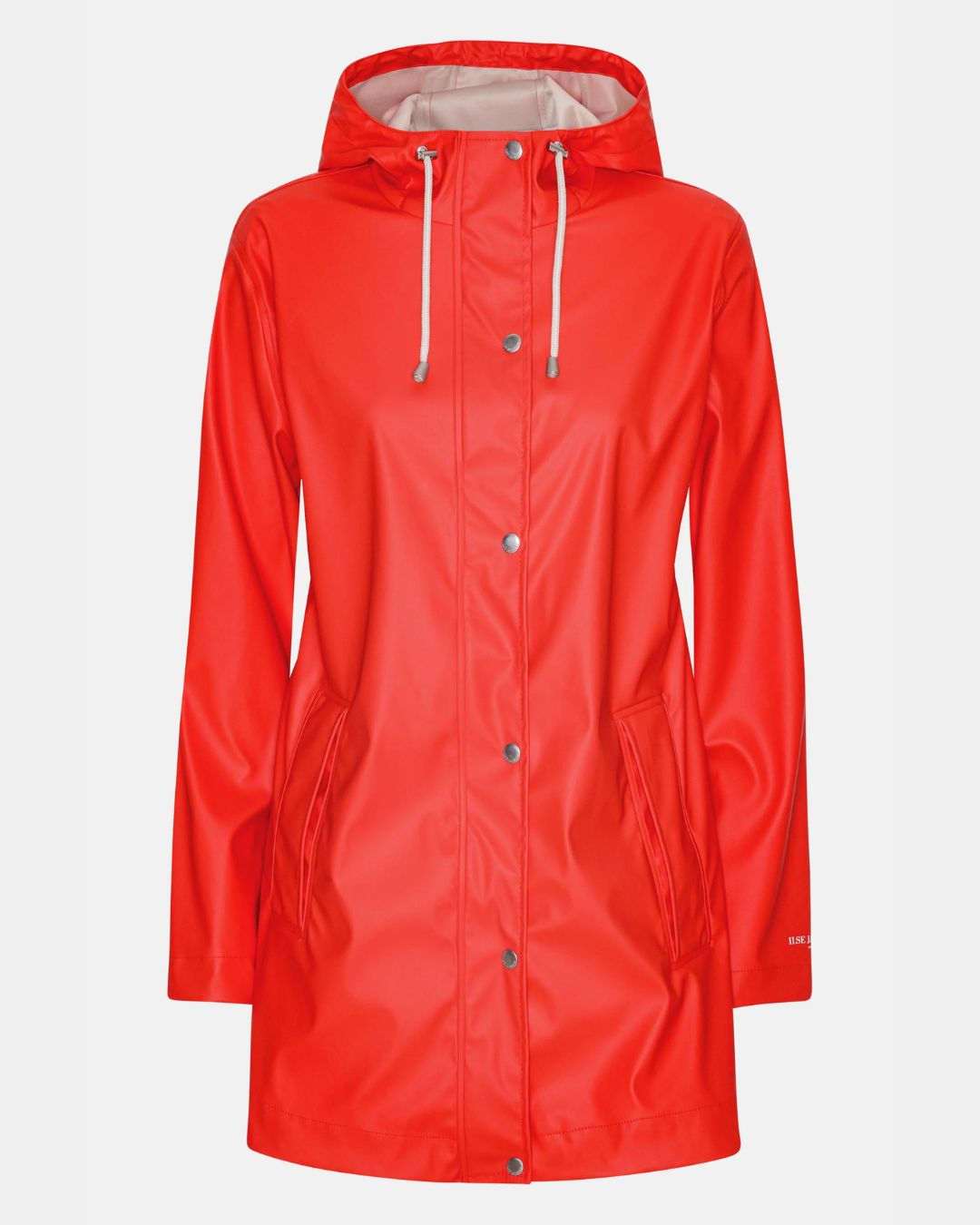 Ilse Jacobsen Spring-Summer Raincoat - Coral | Women's Outerwear | Malvern Saddlery